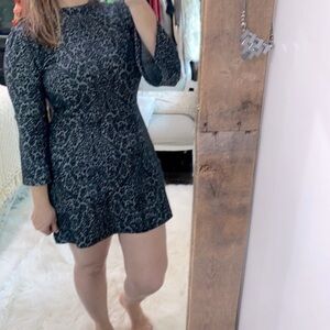 LOFT jacquard dress size 4